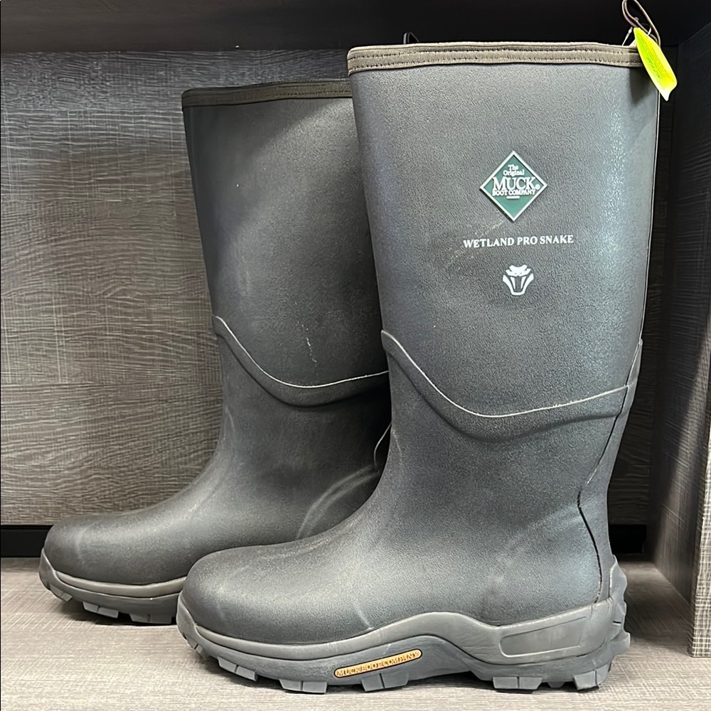 Men's Wetland Pro Snake Professional Grade Work Boot WETP-900 (Brown) - Size 14
